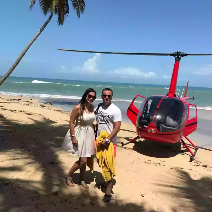 Helicopter to Saona Island