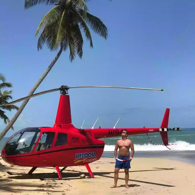 Helicopter to Isla Saona